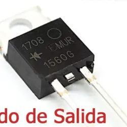 Diodo de salida MUR 1560G