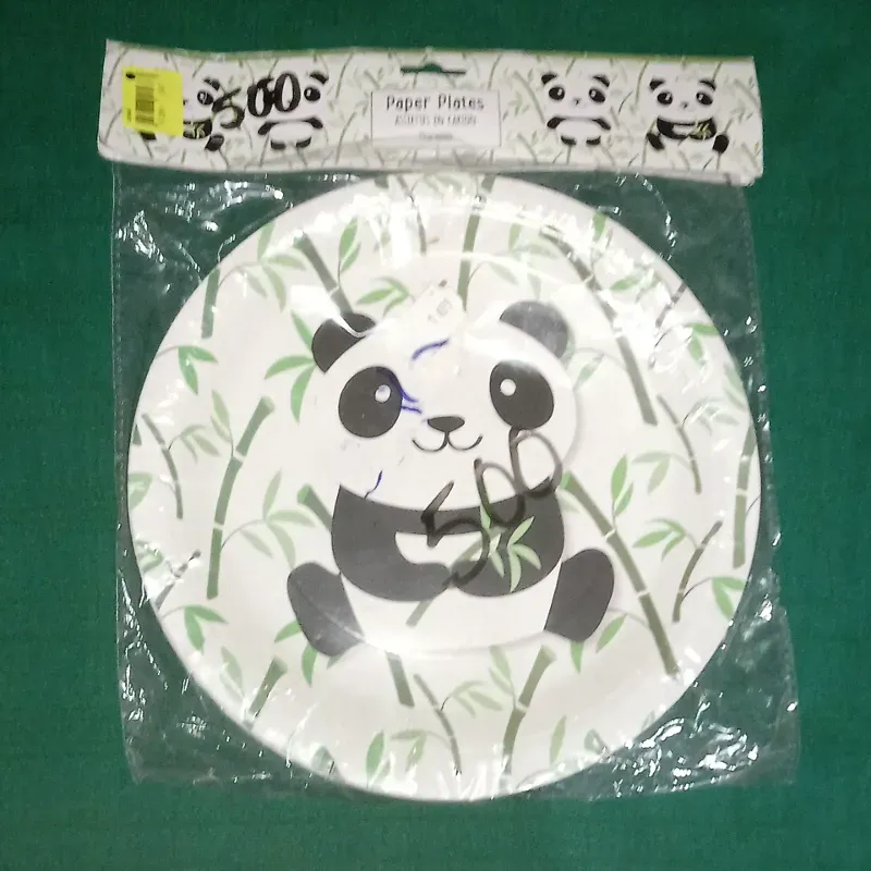 12 platos de oso panda 🐼