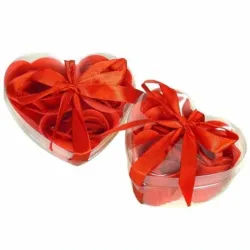 Cajita de rosas rojas