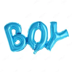Cartel inflable BOY azul