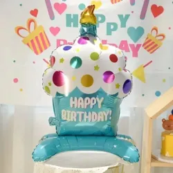 Globo de cake con base