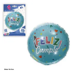Globo redondo de Feliz cumpleaños
