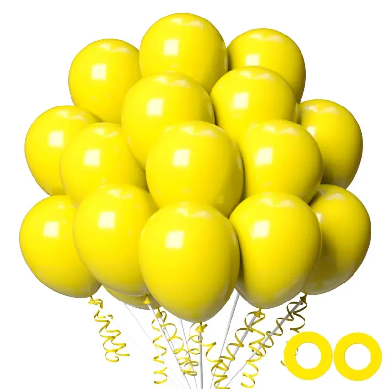 Globos amarillos