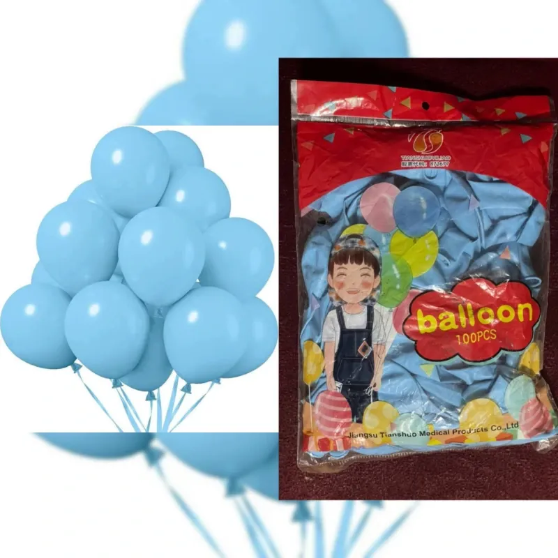 Globos azul cielo 