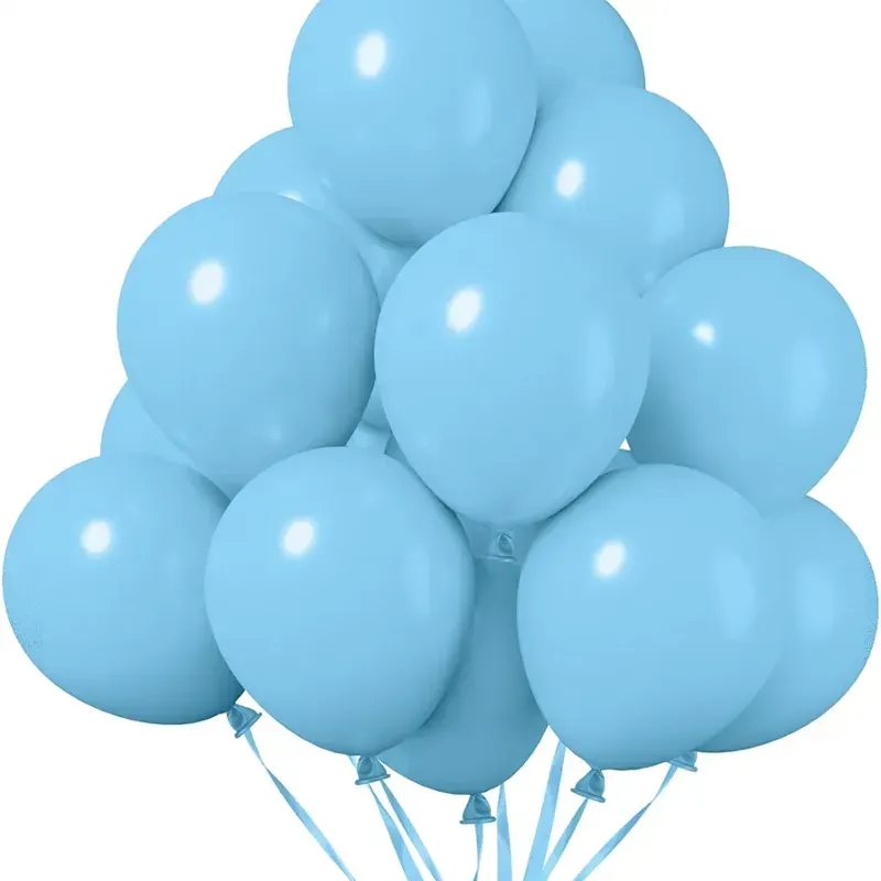 Globos azul claro (pastel)