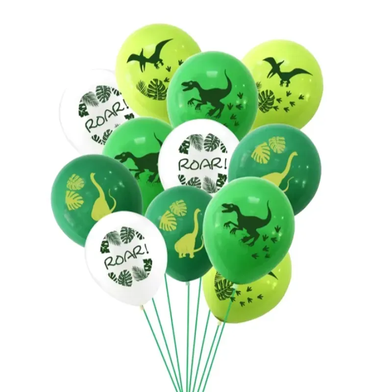 Globos de látex de dinosaurios 