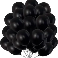 Globos de látex negro