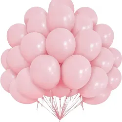 Globos de látex rosa pastel