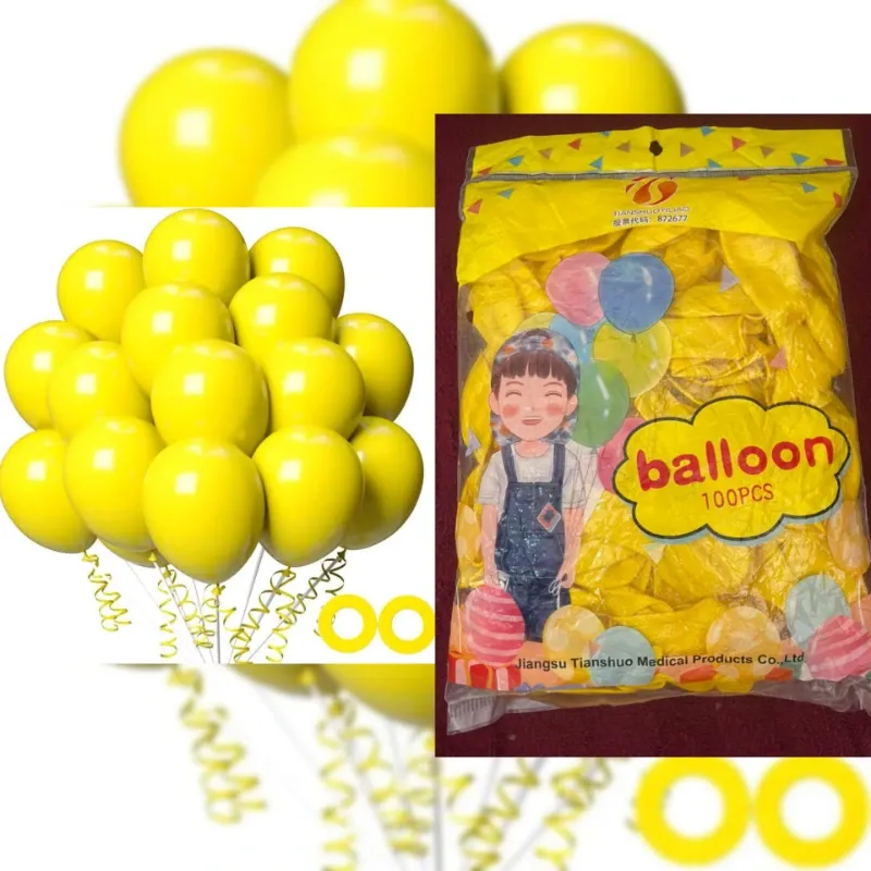 Globos amarillos