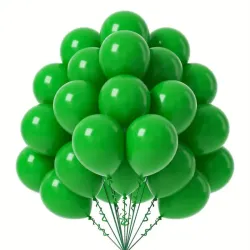 Globos de látex verde