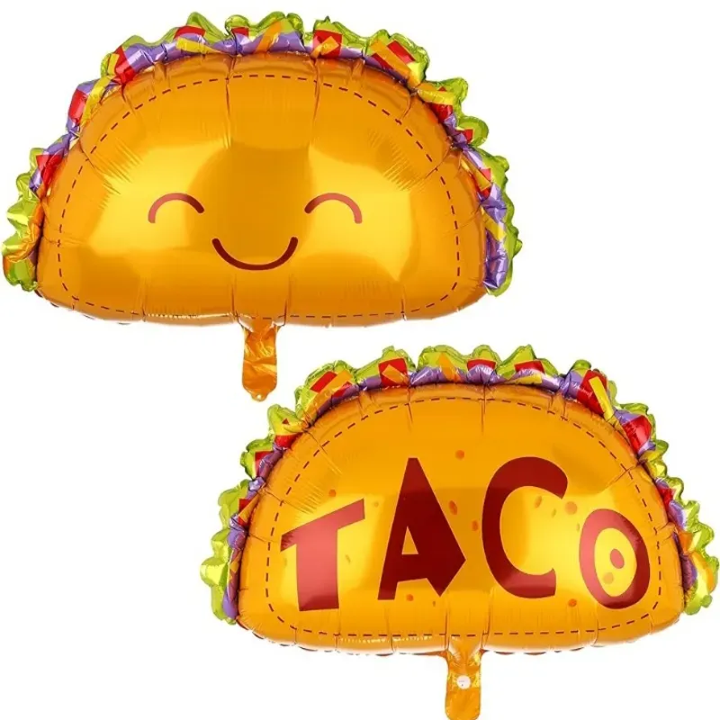 Globos en forma de taco 