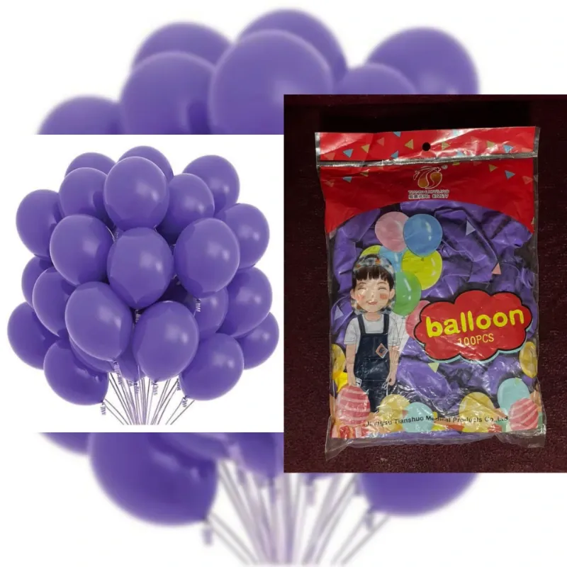 Globos morados