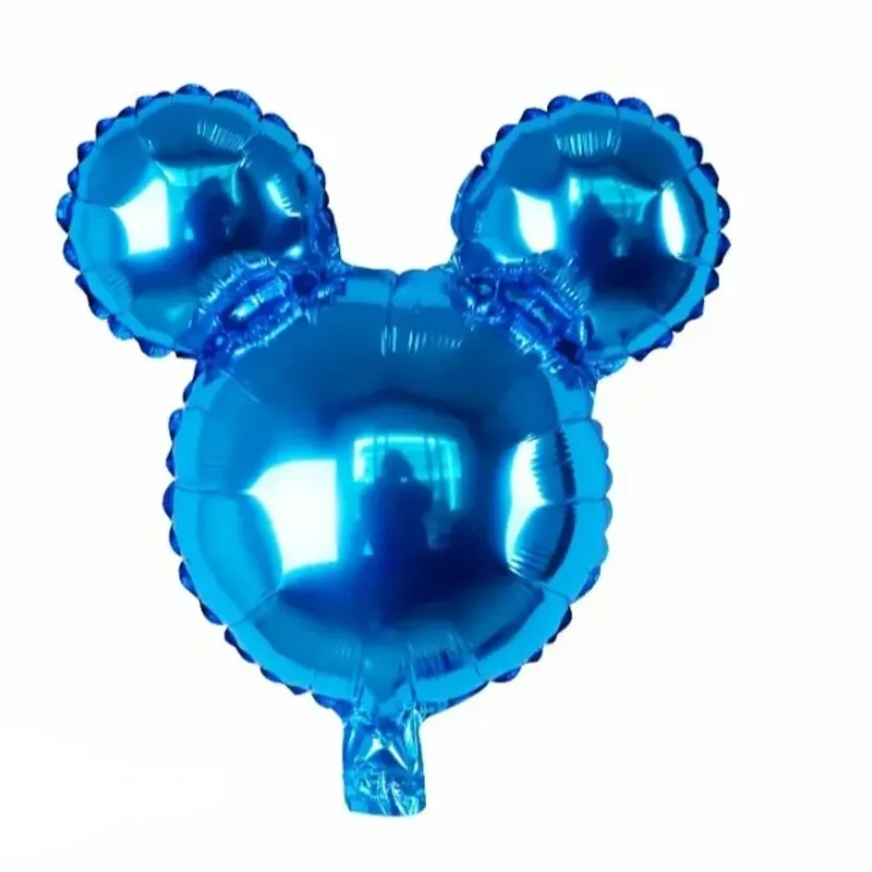Globos silueta de Mickey azul 