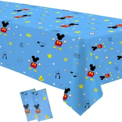 Mantel azul Mickey 