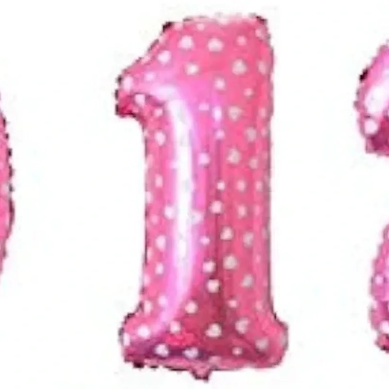 Número 1 rosado