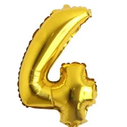 Número 4 dorado