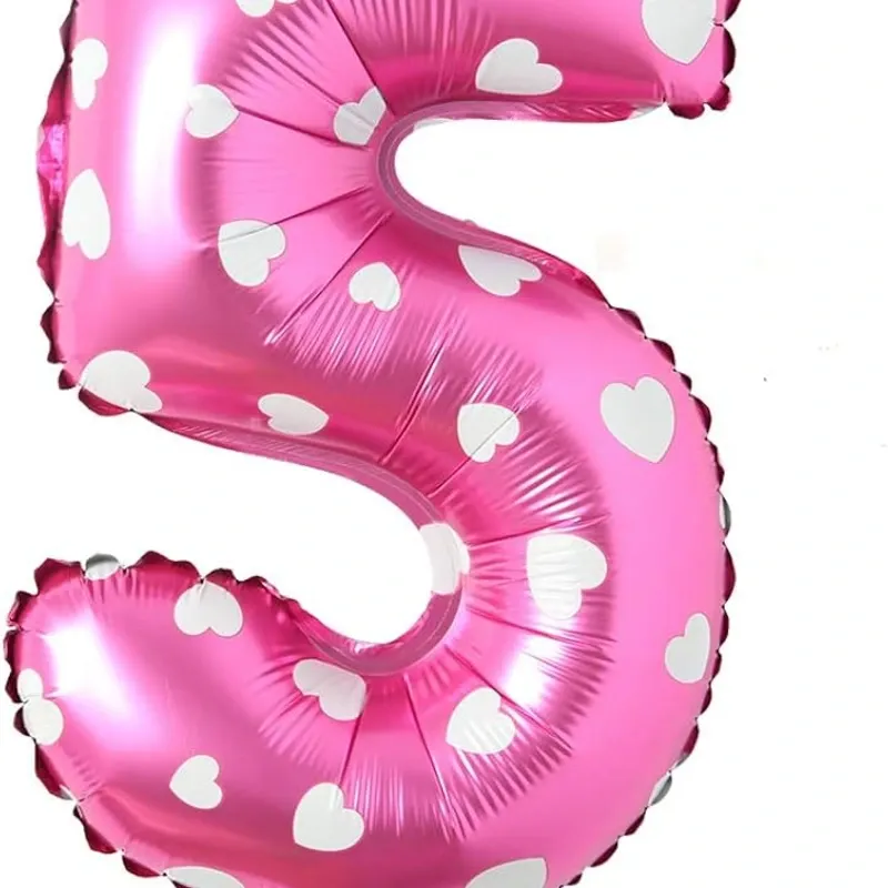 Número 5 rosado