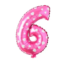Número 6 rosado