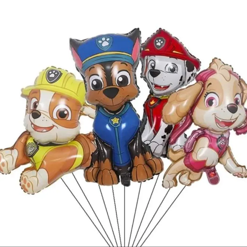 Set de 4 Globos de Paw Patrol 