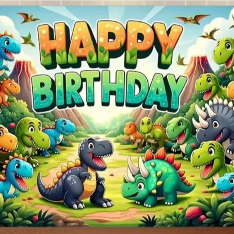 Telón dinosaurio
