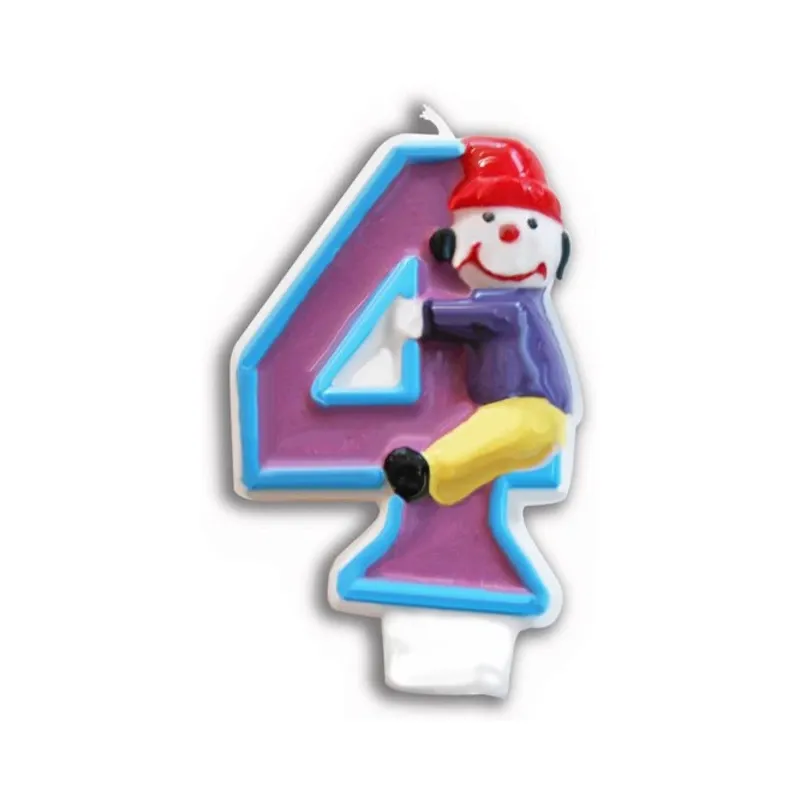 Vela #4 payaso