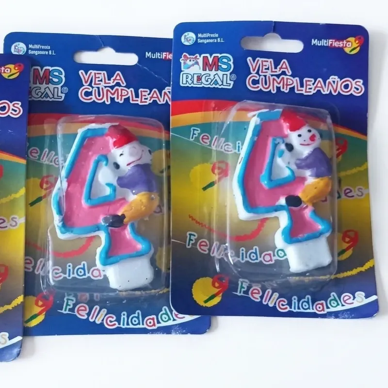 Vela #4 payaso
