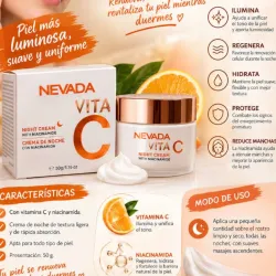 Crema Facial de Vitamina C con Niacinamina