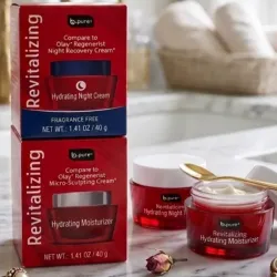 Crema hidratante con efecto revitalizante,diurna y nocturna 