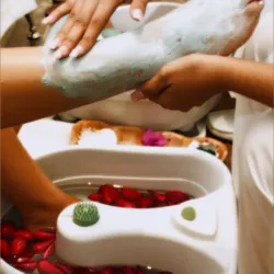 Exfoliación de pies