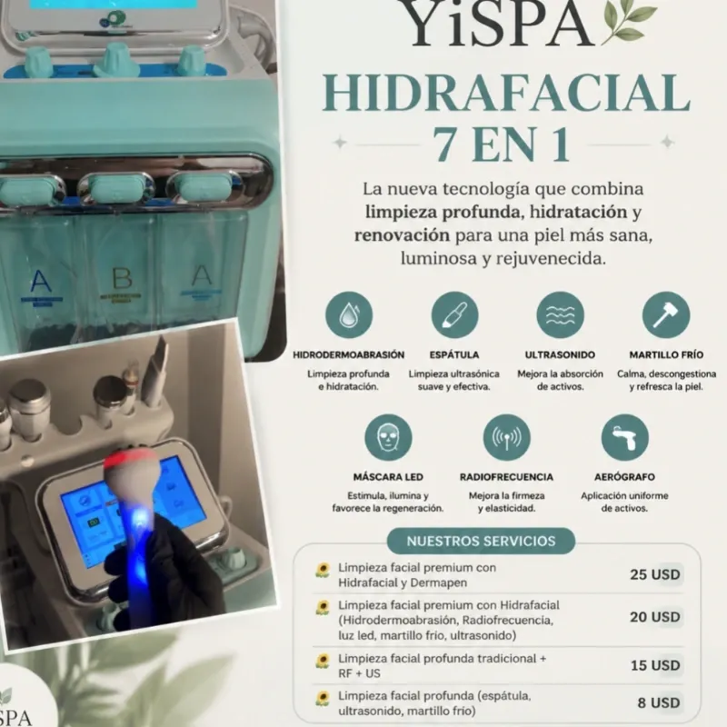Hidrafacial 7 en 1