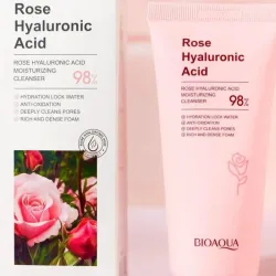 Limpiador ácido hialurónico y rosas