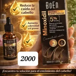 Sérum capilar Minoxidil y biotina