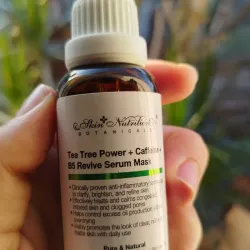 Serum Revitalizante de Árbol del Té 🍵, Cafeína y Vitamina B5 ✨🌿