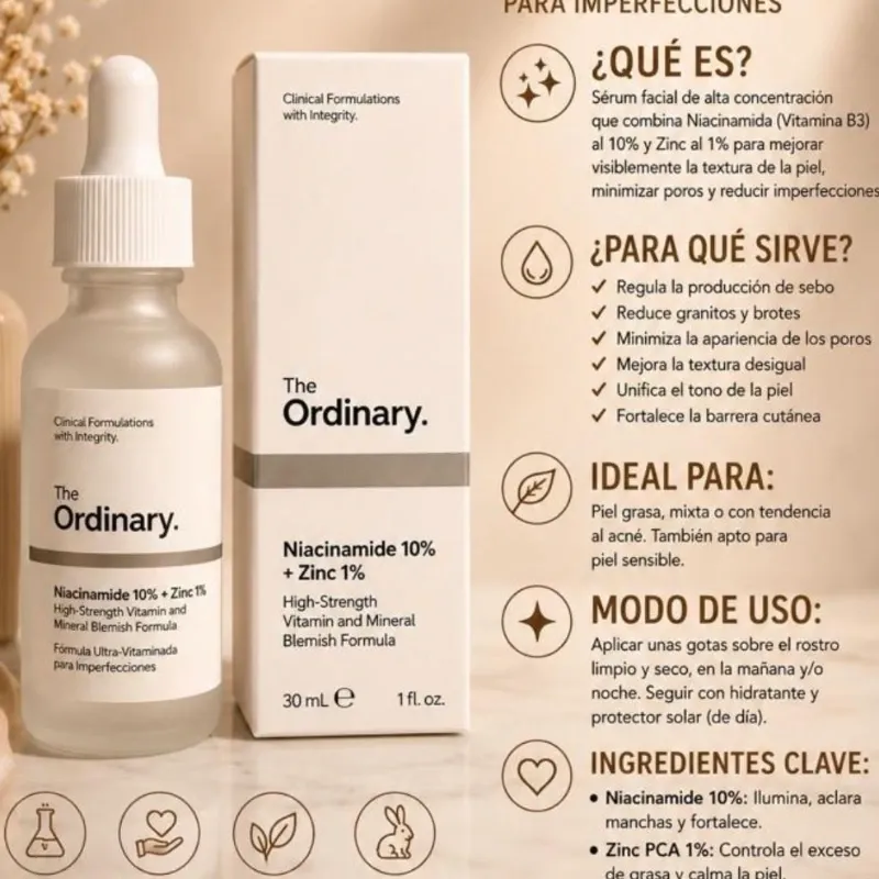 Sérum Niacinamida The ordinary