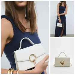 Bolso bandolera blanco