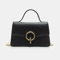 Bolso bandolera cierre redondo