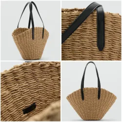 Bolso capazo fibra natural
