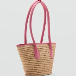 Bolso capazo fibra natural