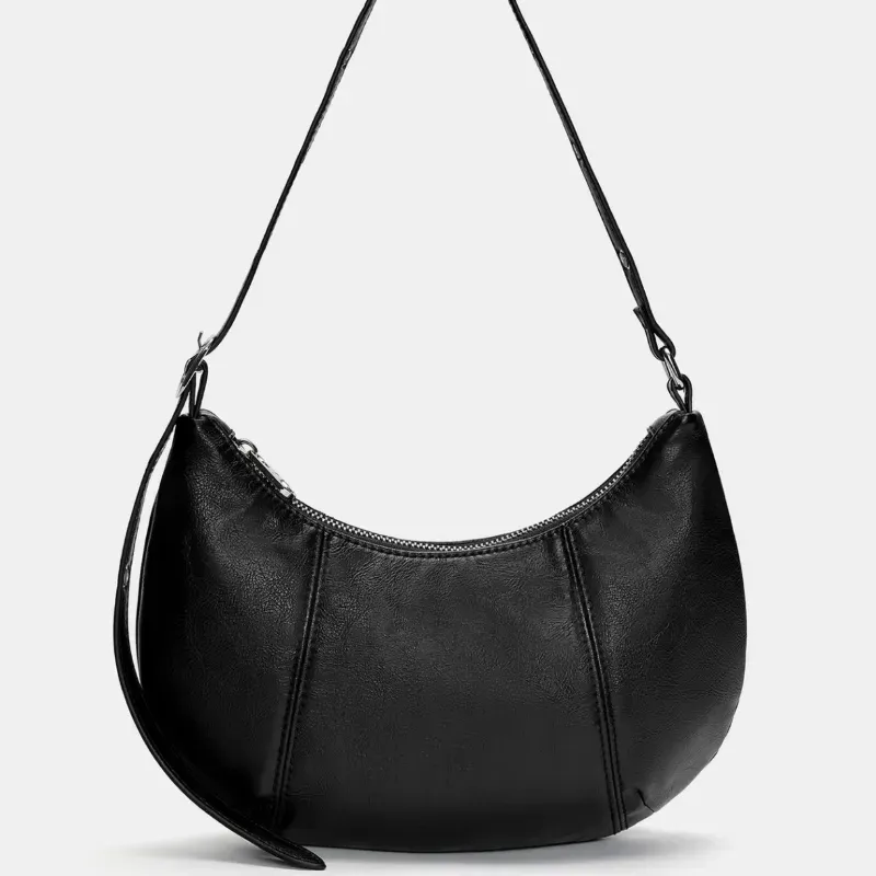 Bolso de hombro media luna