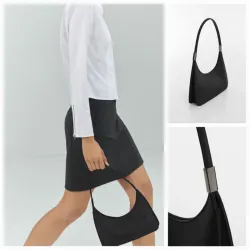 Bolso hombro detalles metalicos