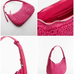 Bolso hombro fibra natura