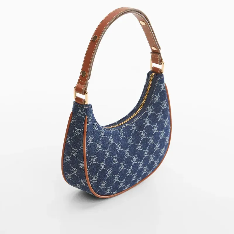 Bolso hombro jacquard