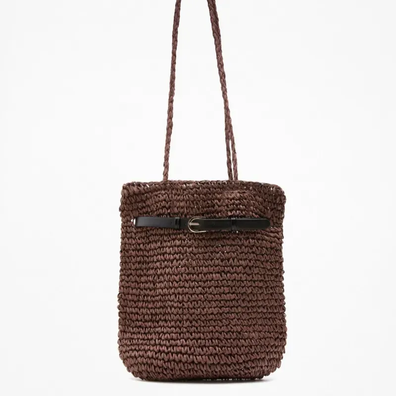 Bolso shopper efecto natural