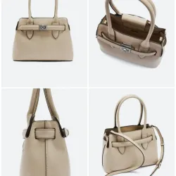 Bolso tote con cinturón