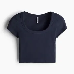 Camiseta cropped de canale