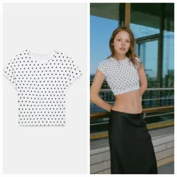 Camiseta de lunares