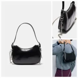 Cartera efecto charol