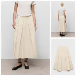 Falda midi tablas
