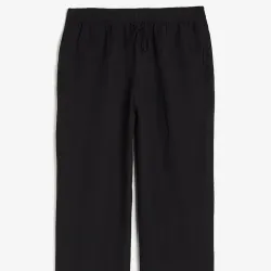 Pantalon sin cierre mezcla de lino