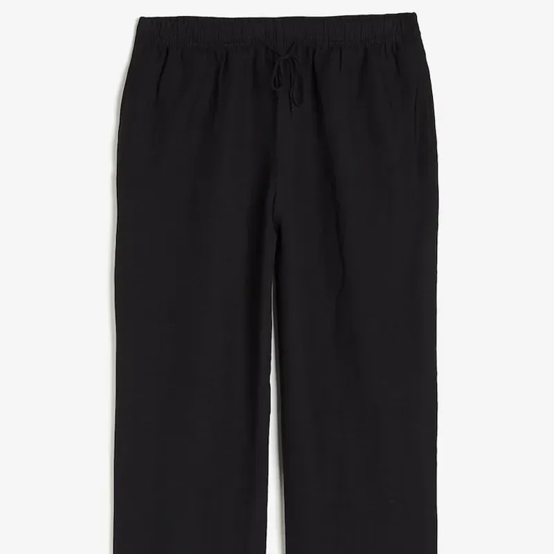 Pantalon sin cierre mezcla de lino